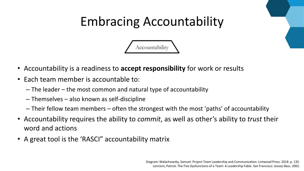 embracing accountability