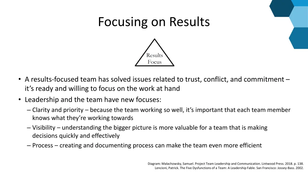 focusing on results
