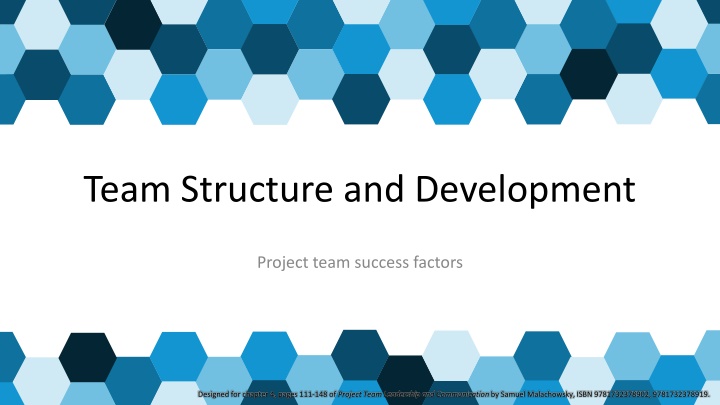 team structure and development
