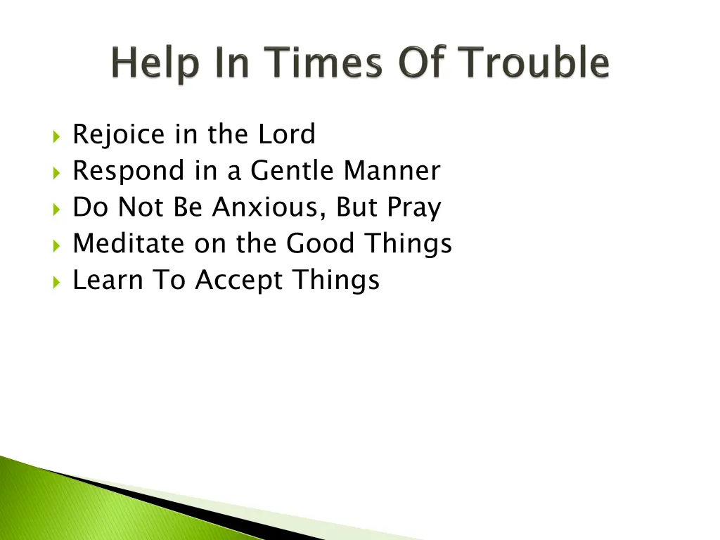 rejoice in the lord respond in a gentle manner
