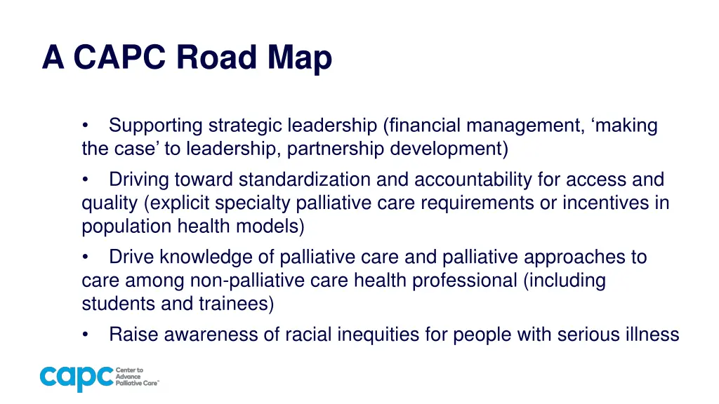 a capc road map