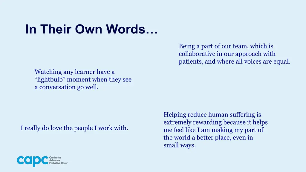 in their own words 1