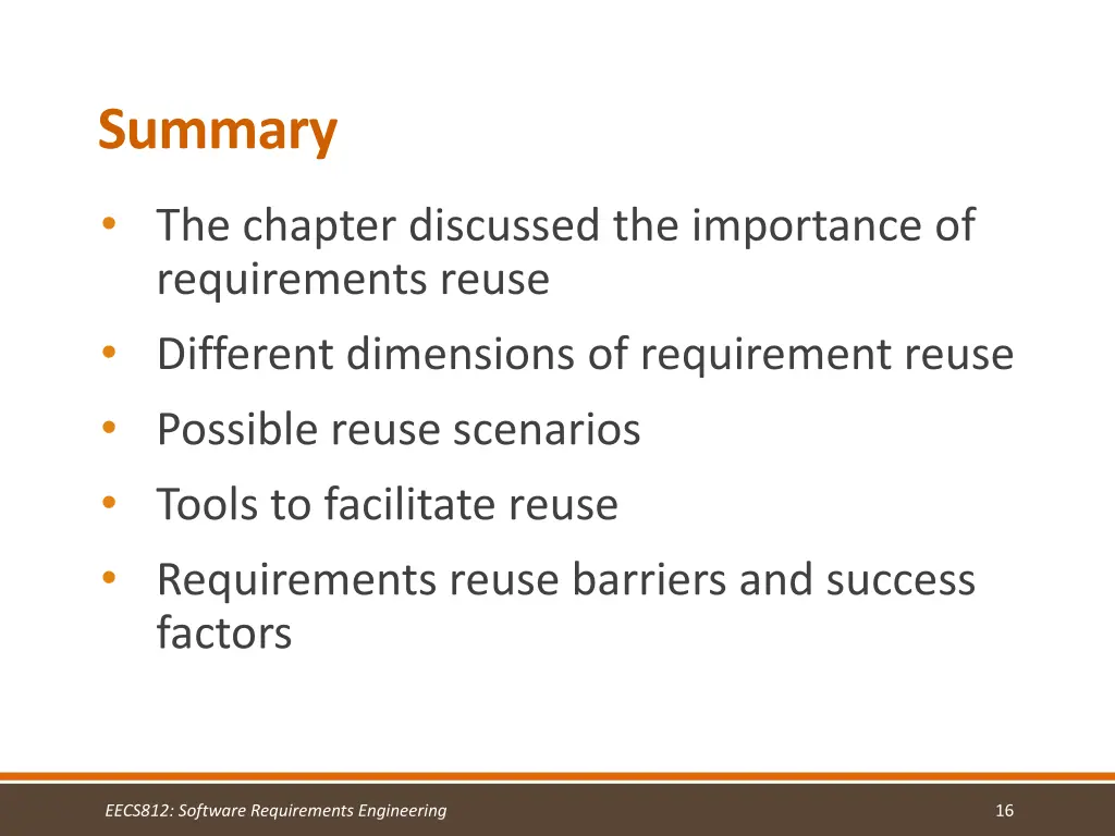 summary