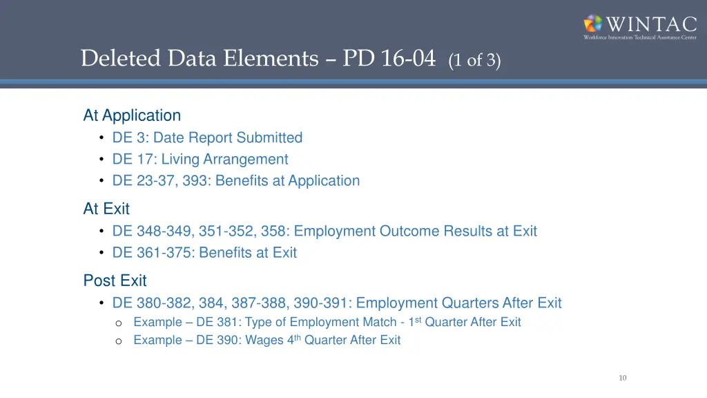 deleted data elements pd 16 04 1 of 3