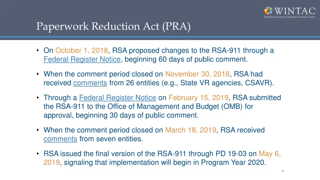paperwork reduction act pra