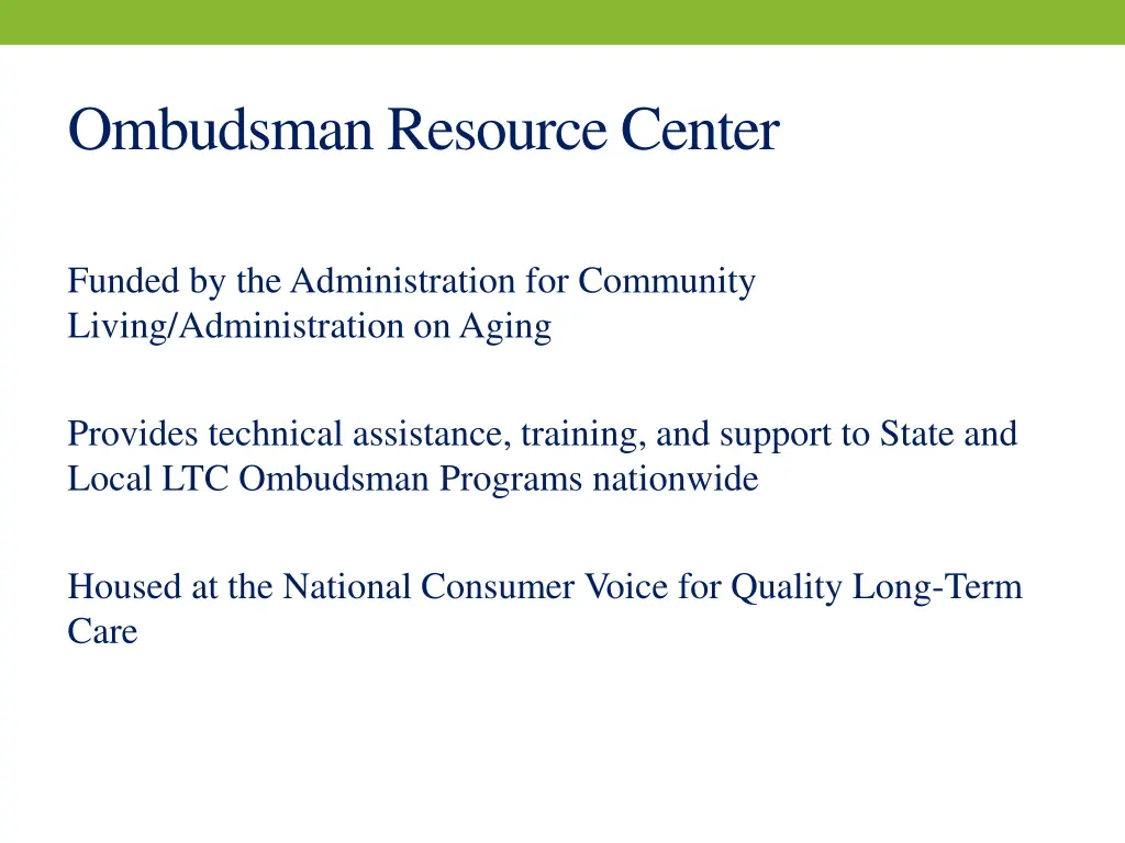 ombudsman resource center
