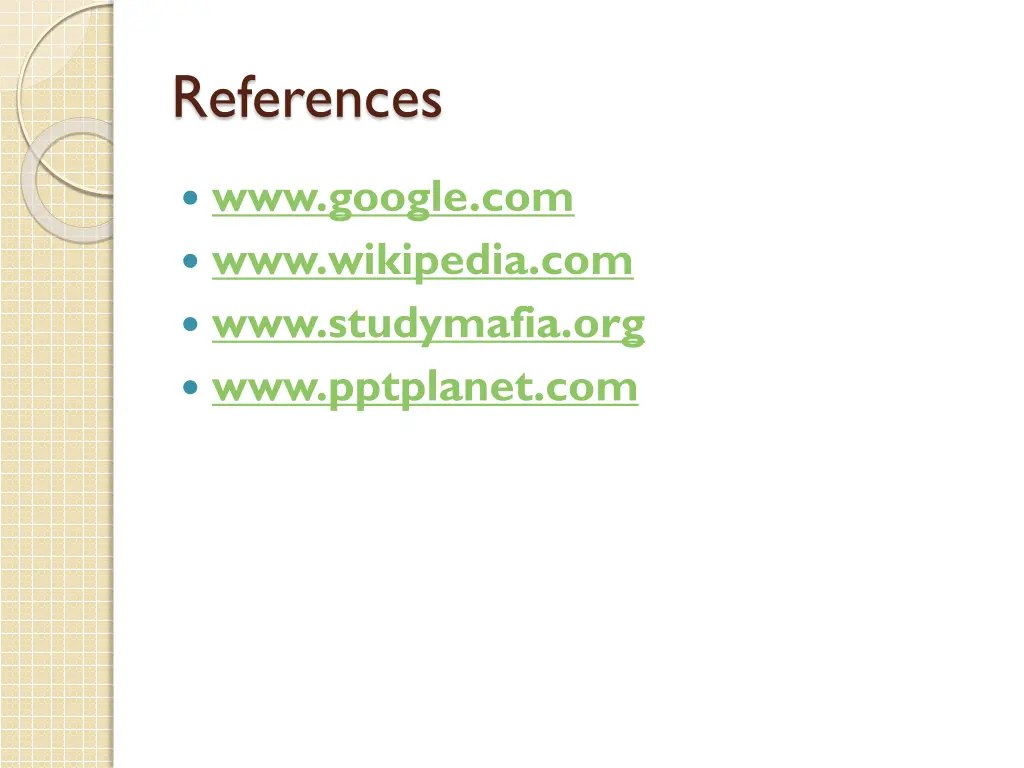 references