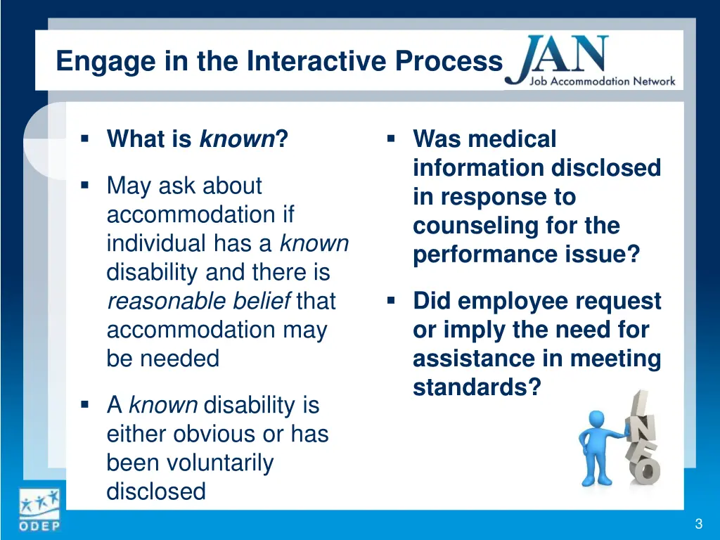 engage in the interactive process