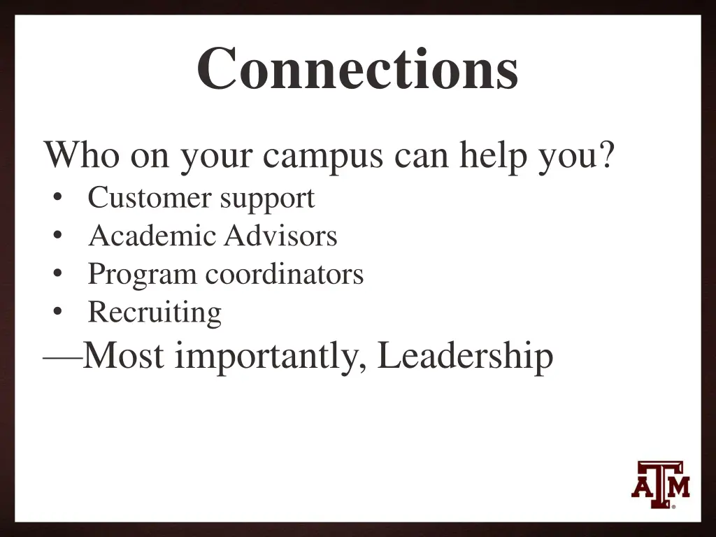 connections