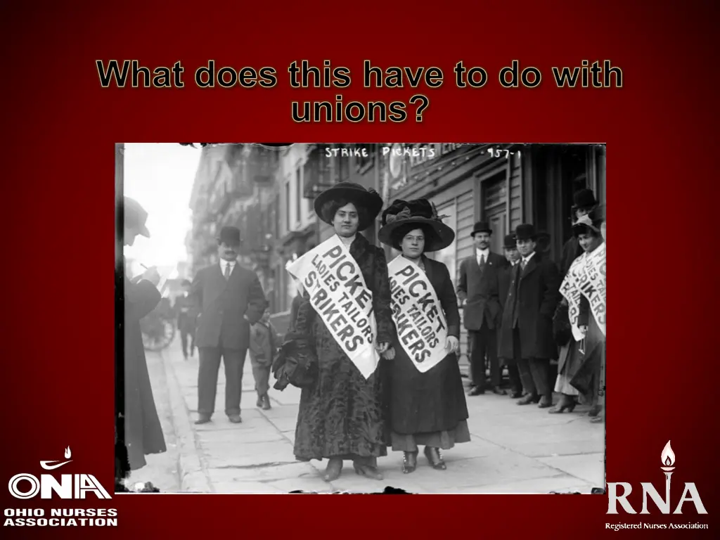 what does this have to do with unions