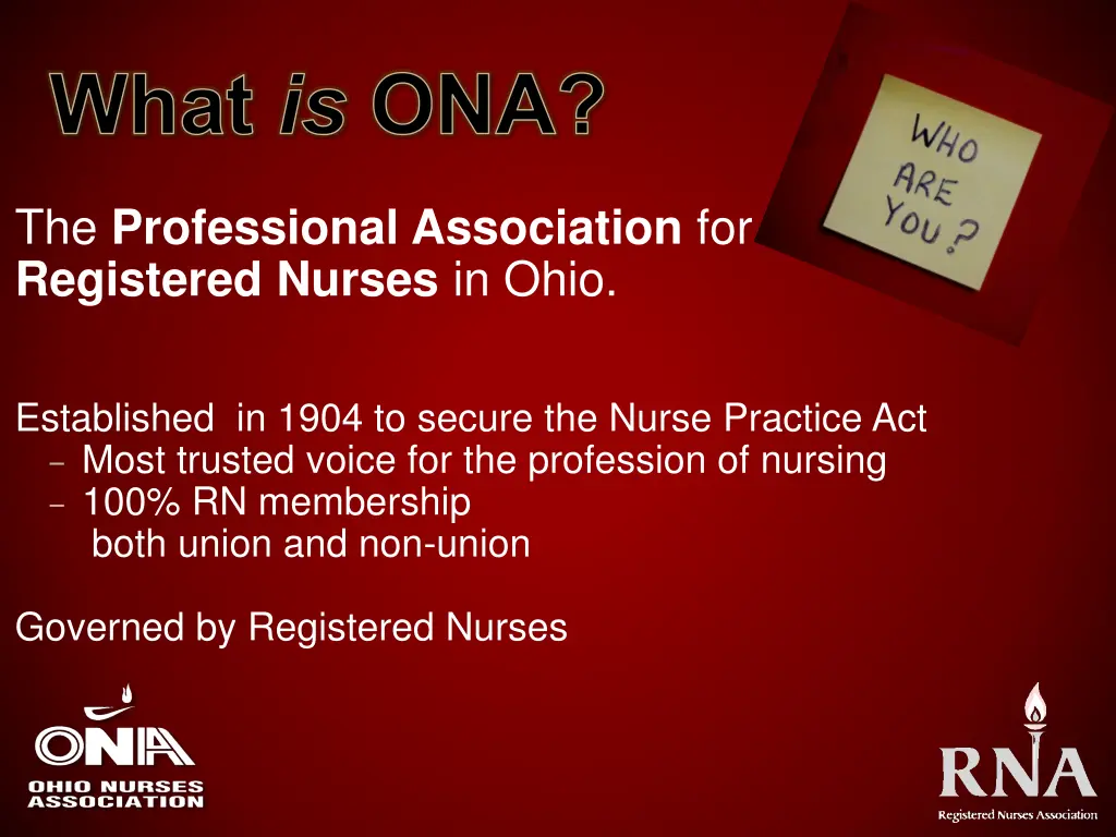 what is ona