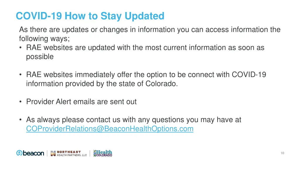 covid 19 how to stay updated as there are updates