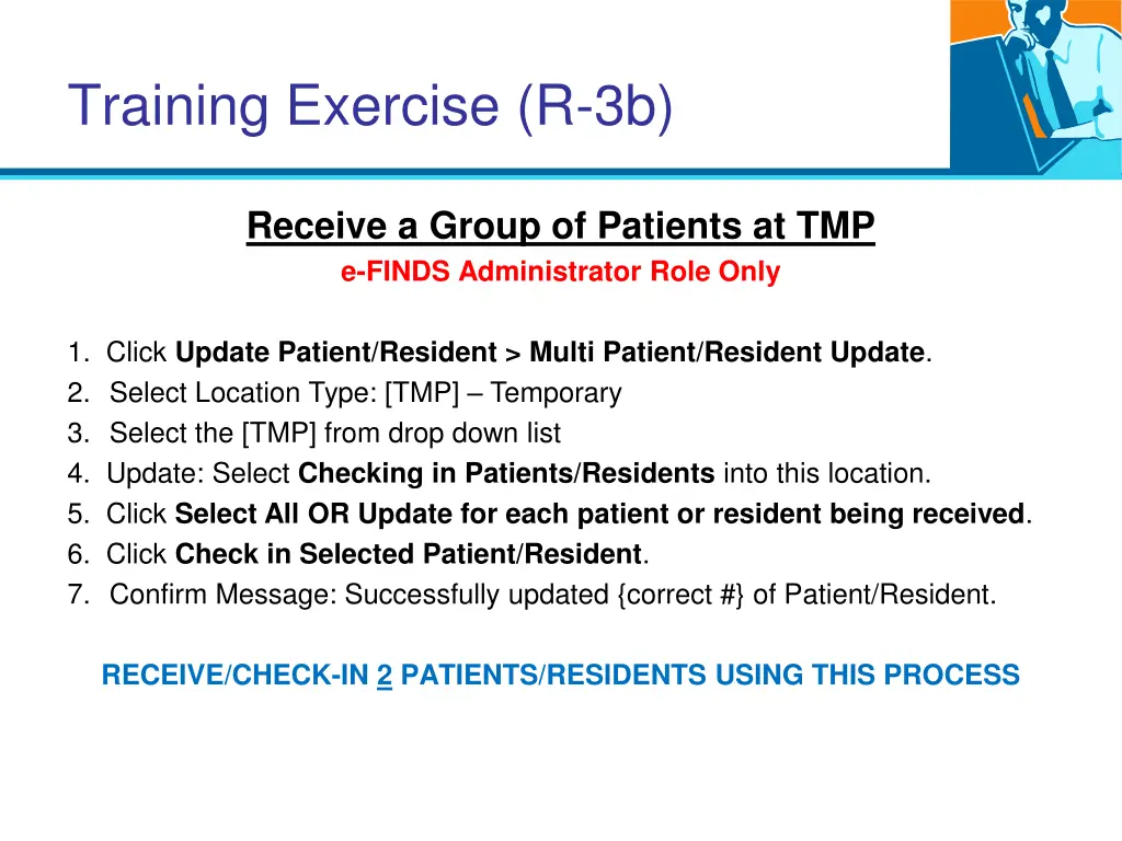 training exercise r 3b