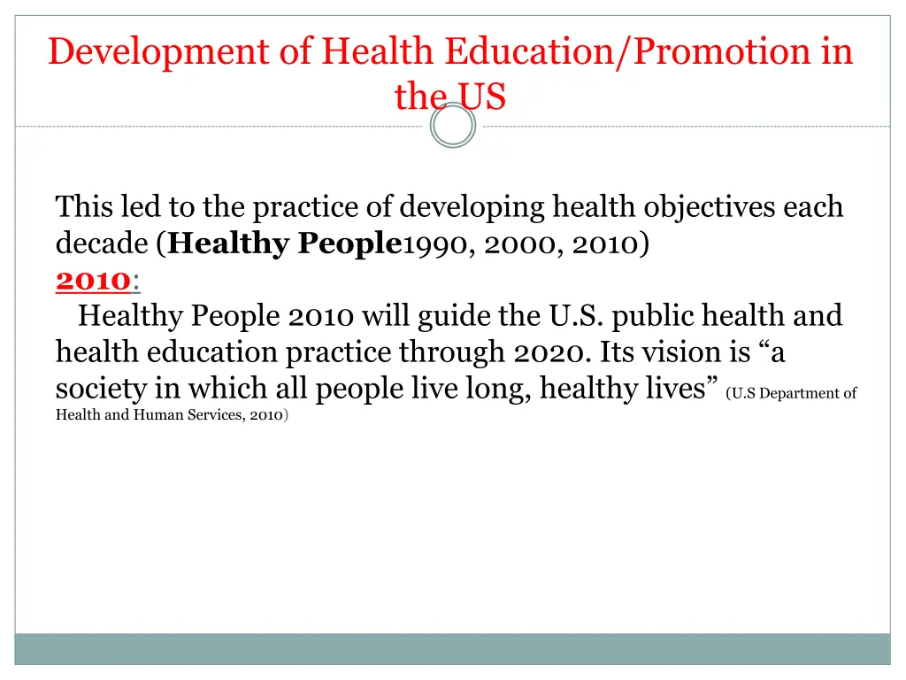 development of health education promotion 2