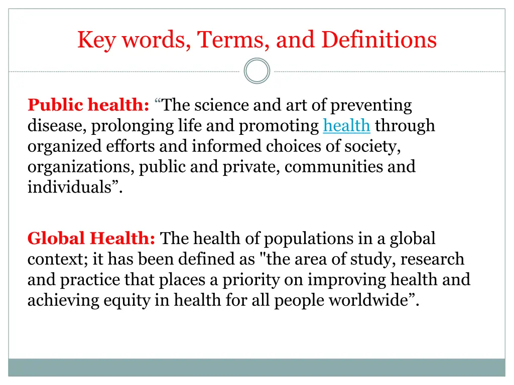 key words terms and definitions 1