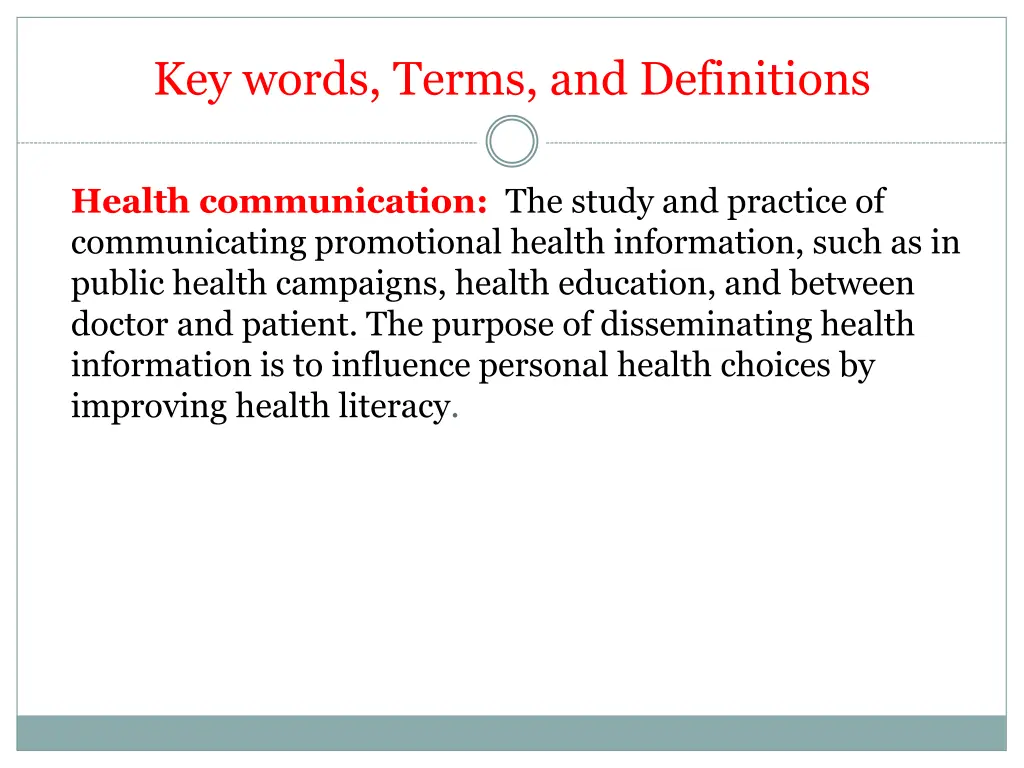 key words terms and definitions 2