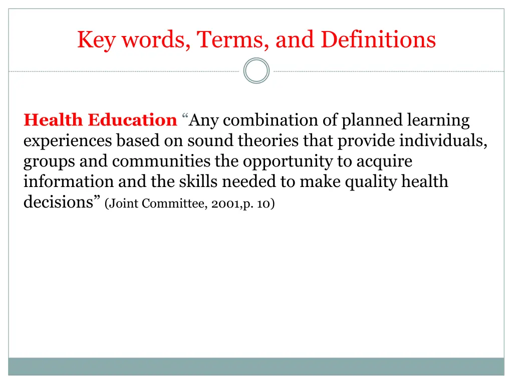 key words terms and definitions 4