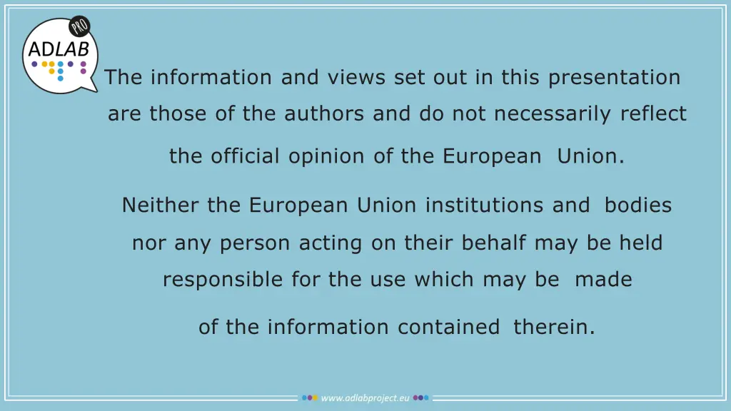 the information and views set out in this
