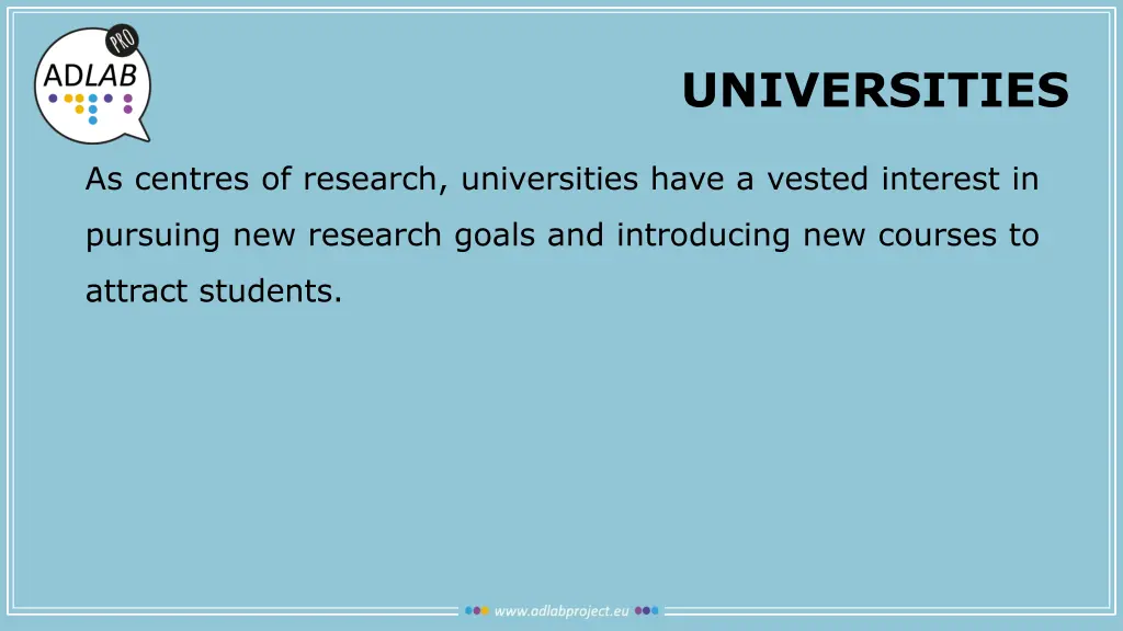universities
