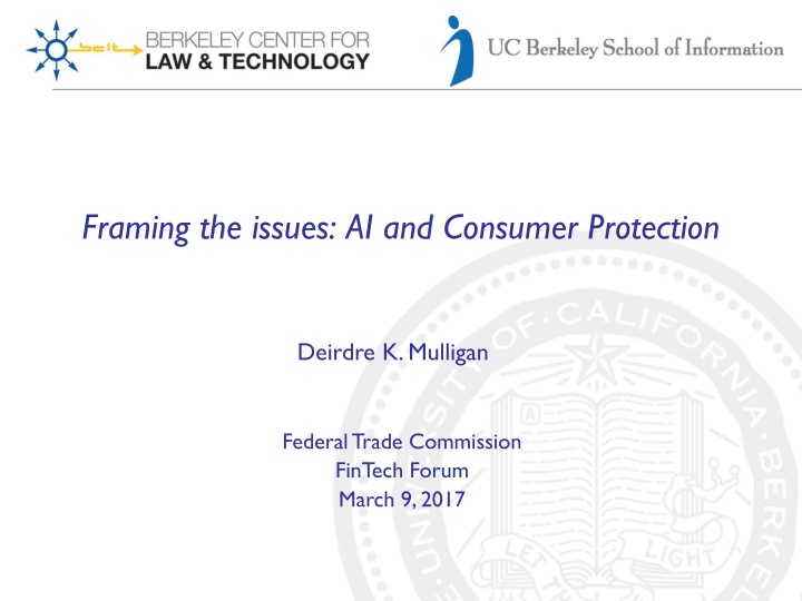 framing the issues ai and consumer protection