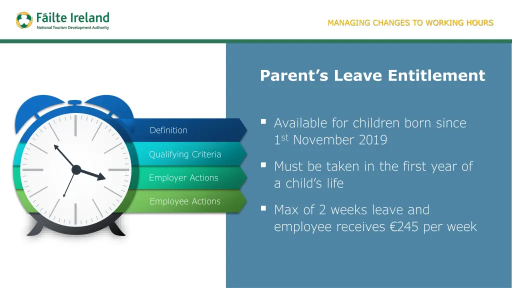 managing changes to working hours 4