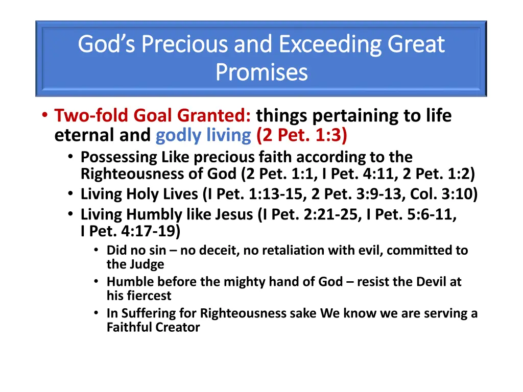 god s precious and exceeding great god s precious 1