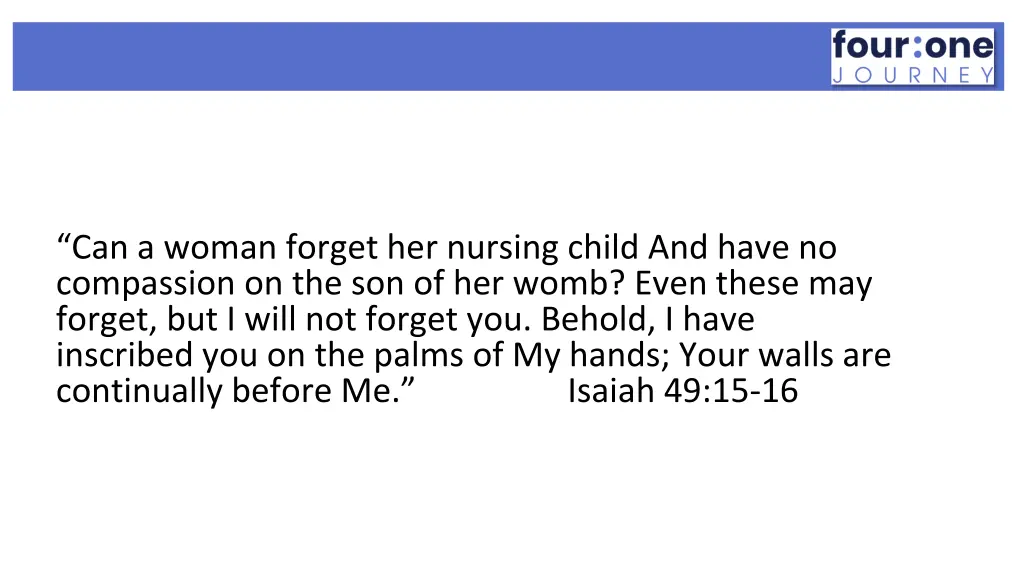 can a woman forget her nursing child and have