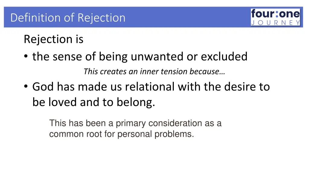 definition of rejection