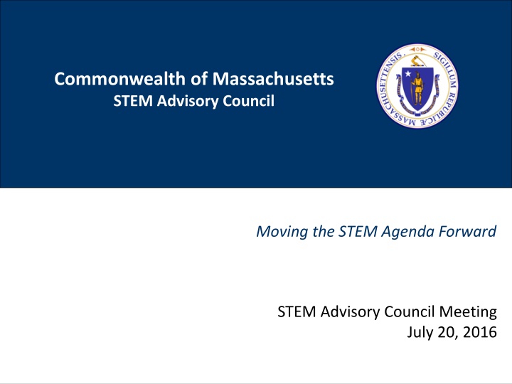 commonwealth of massachusetts stem advisory