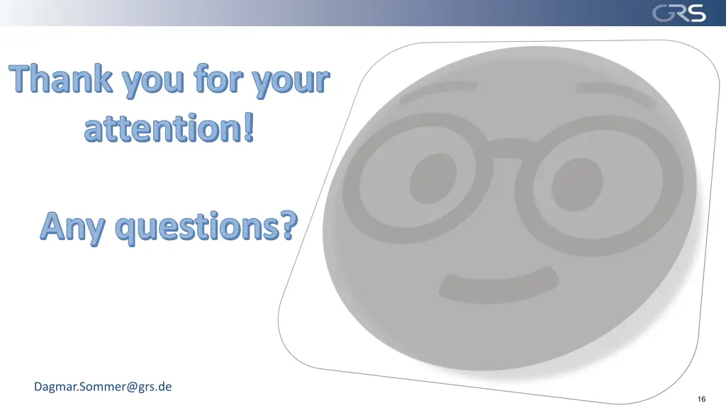 thank you for your attention