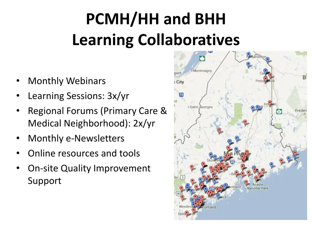 pcmh hh and bhh learning collaboratives