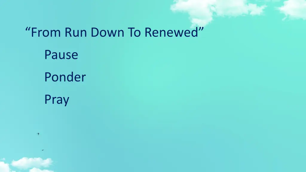 from run down to renewed