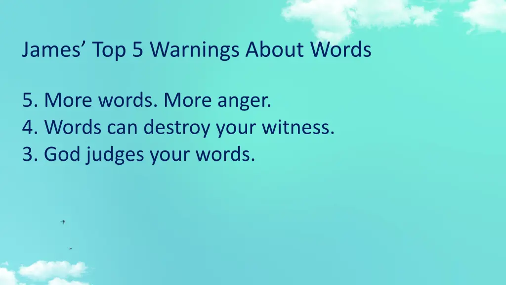 james top 5 warnings about words 2