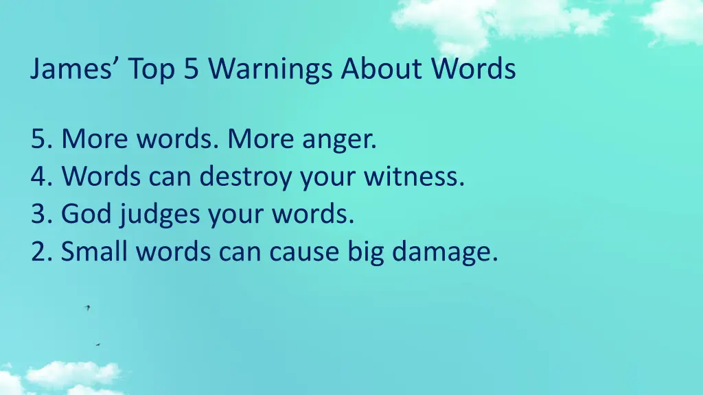james top 5 warnings about words 3