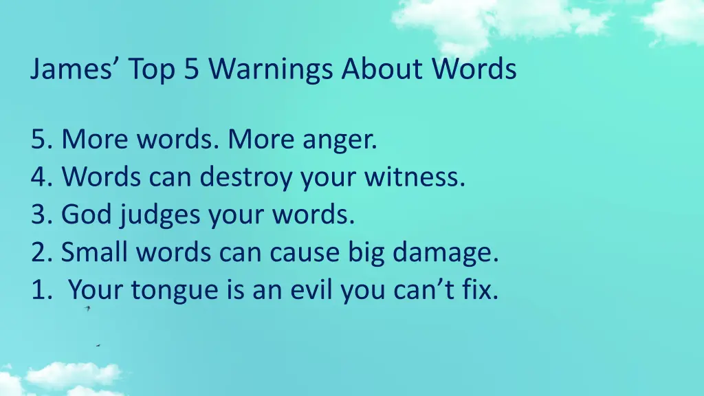 james top 5 warnings about words 4