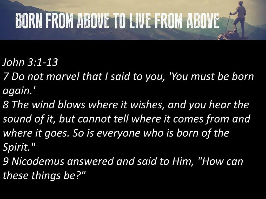 john 3 1 13 7 do not marvel that i said