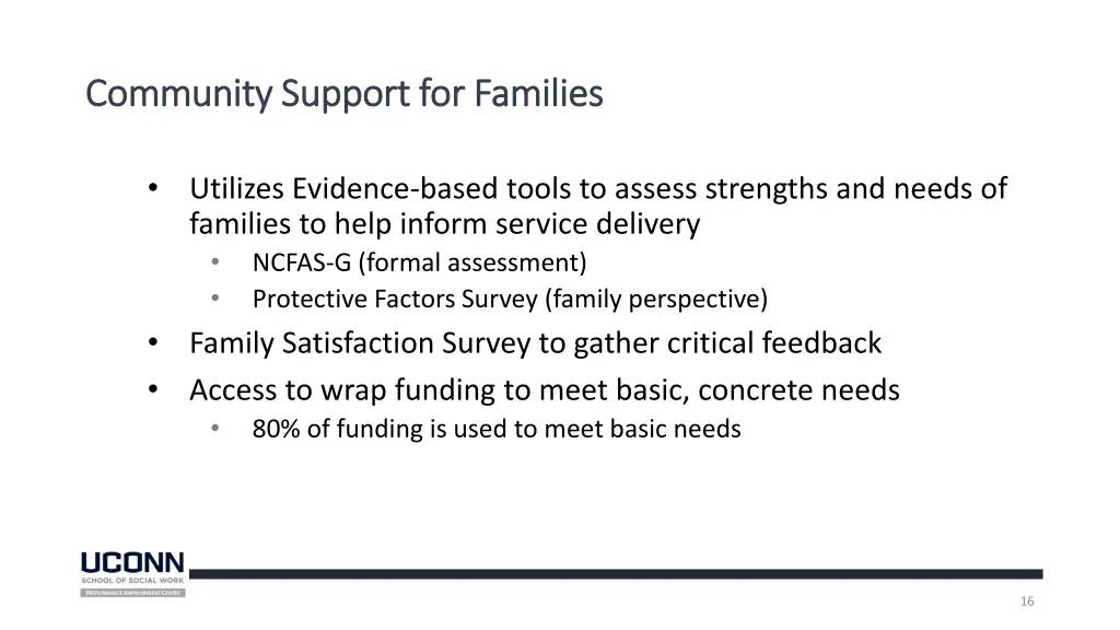 community support for families community support