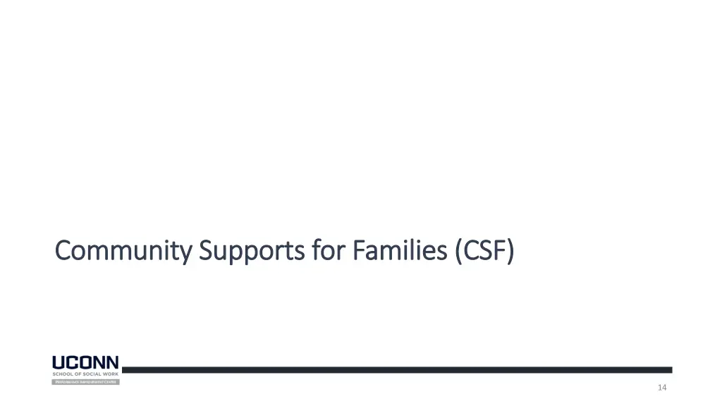 community supports for families csf community