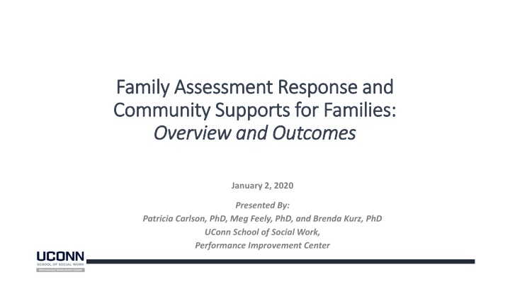 family assessment response and family assessment