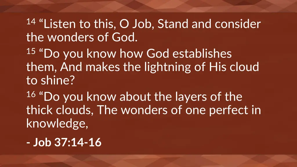 14 listen to this o job stand and consider