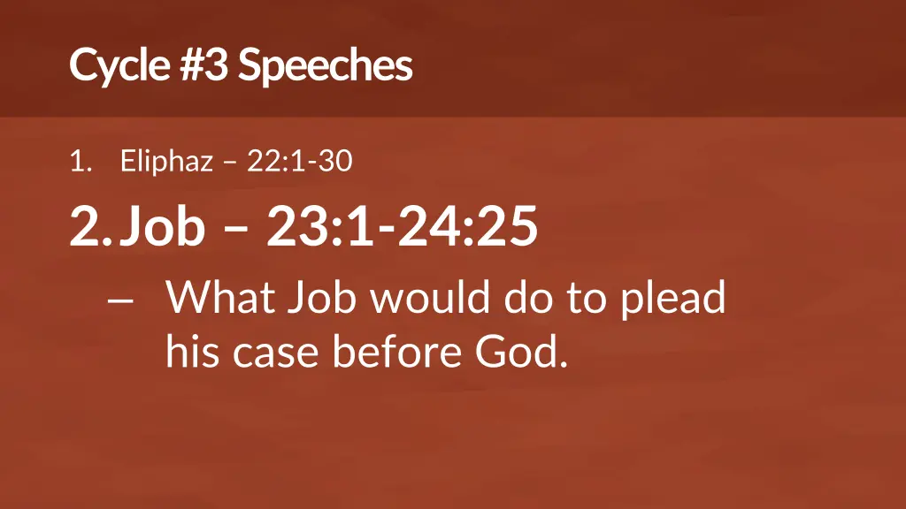 cycle 3 speeches 1