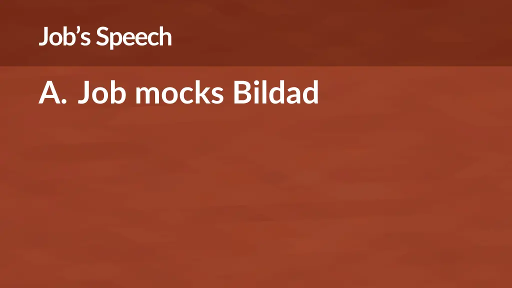 job s speech