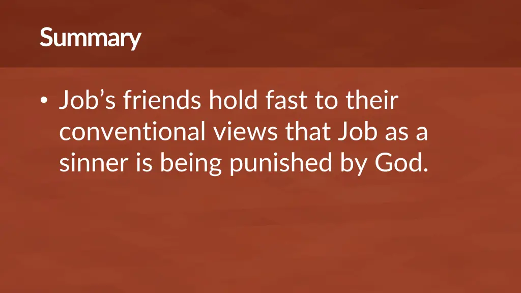summary