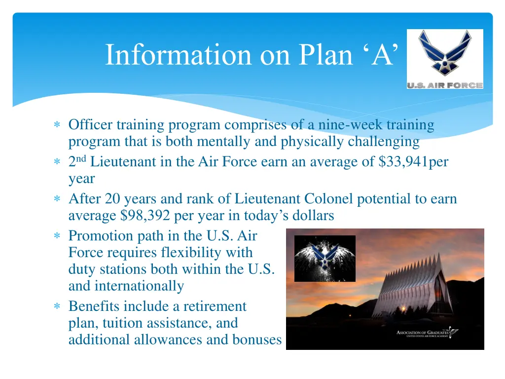 information on plan a