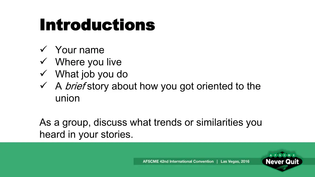 introductions introductions