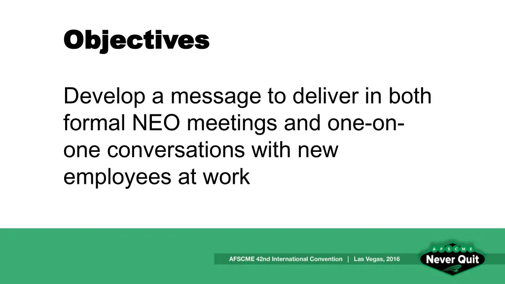objectives objectives 1