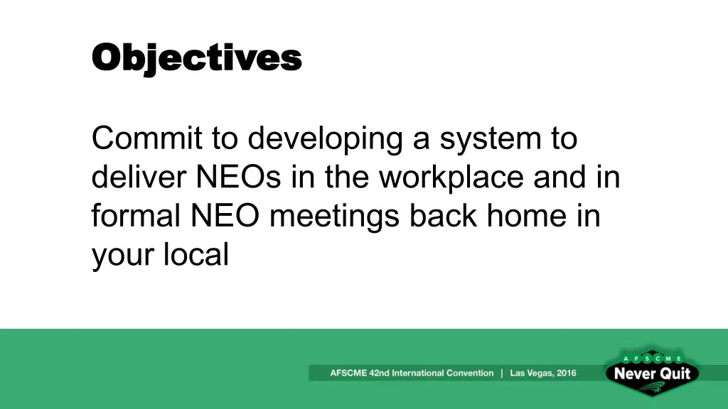 objectives objectives 2