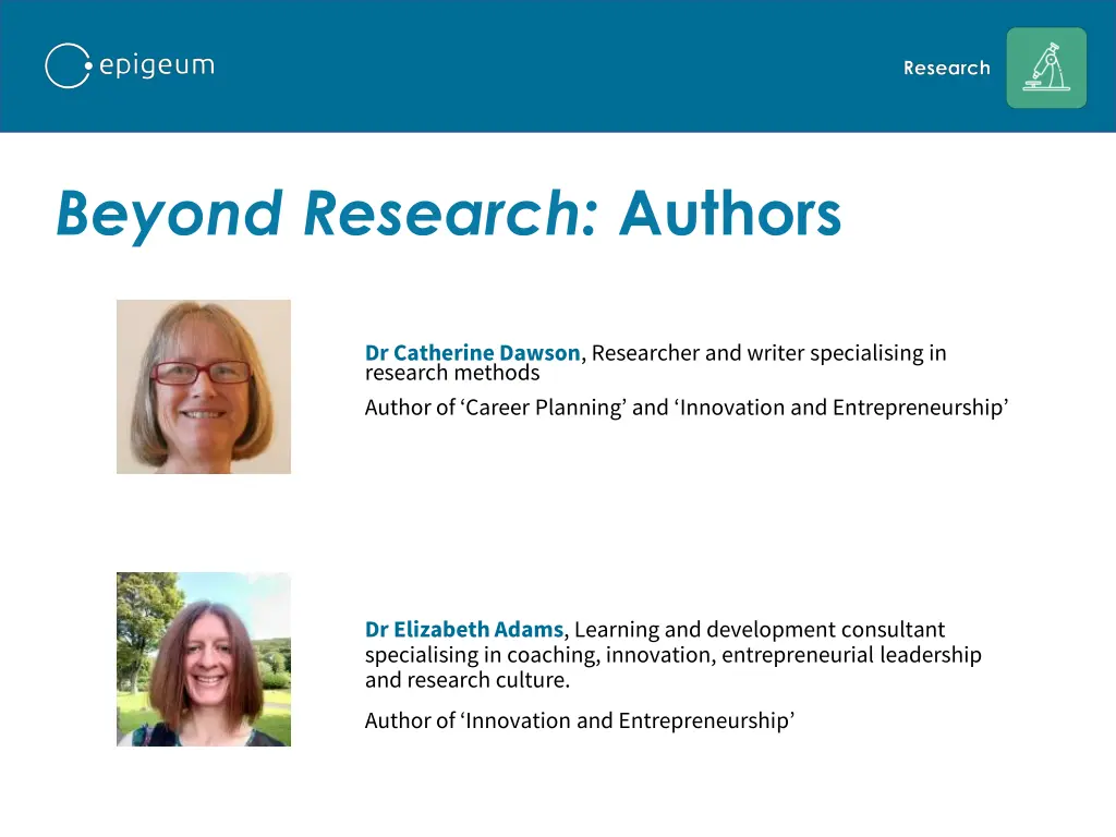 beyond research authors