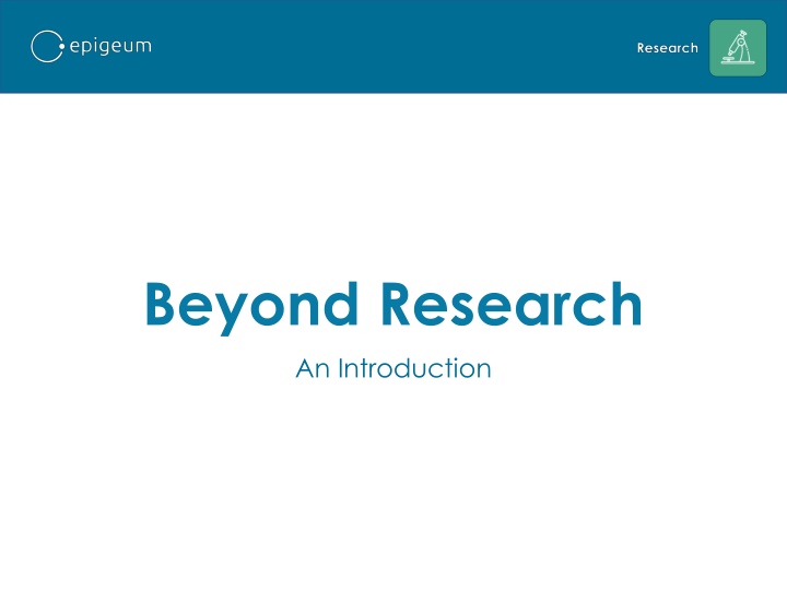 beyond research