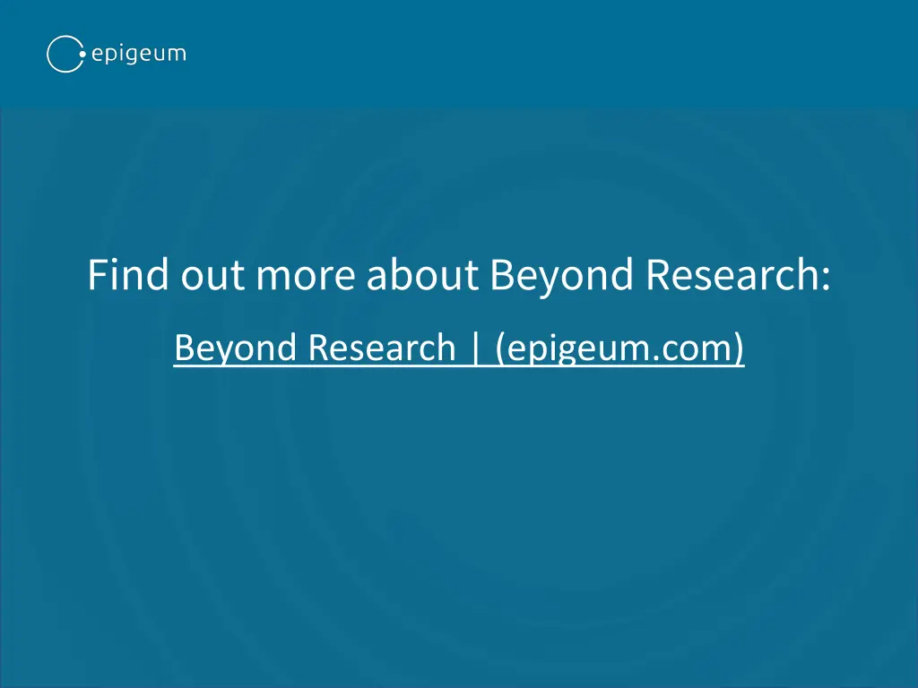 find out more about beyond research